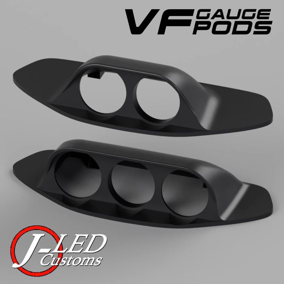 GAUGE POD AND CUSTOM GAUGES For VF COMMODORE J Led Customs gauge-pod-and-custom-gauges-for-vf-commodore-j-led-customs