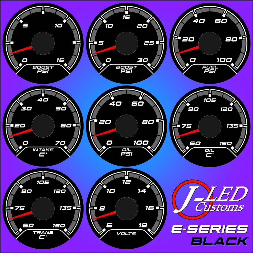 VE Commodore E3 style gauge set