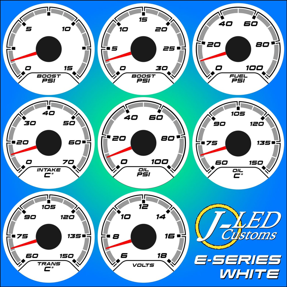 VE Commodore E3 style gauge set