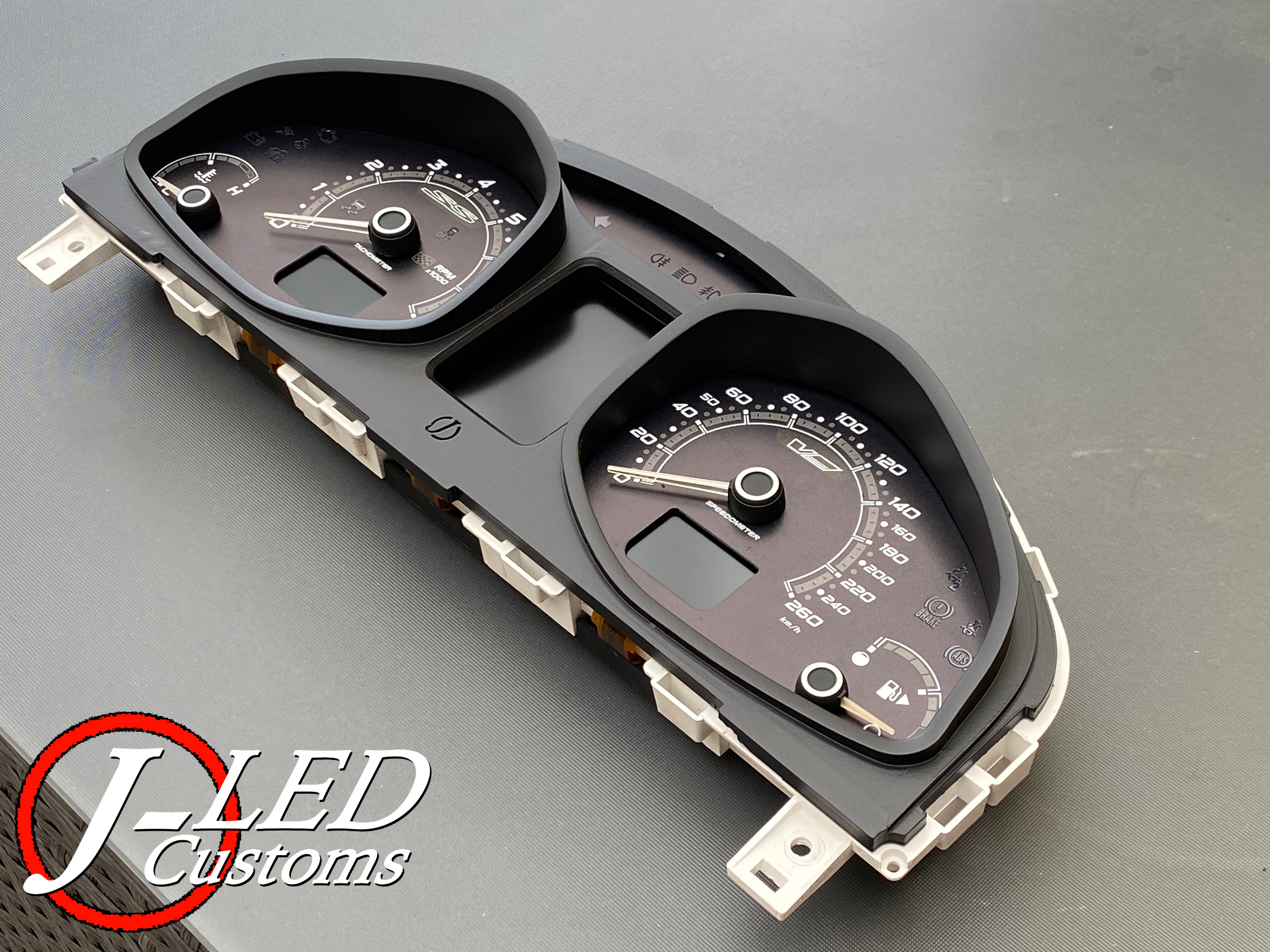 Panel Bezel Status Led CLUSTER BEZEL for VE COMMODORE (E3 STYLE) – J-Led Customs