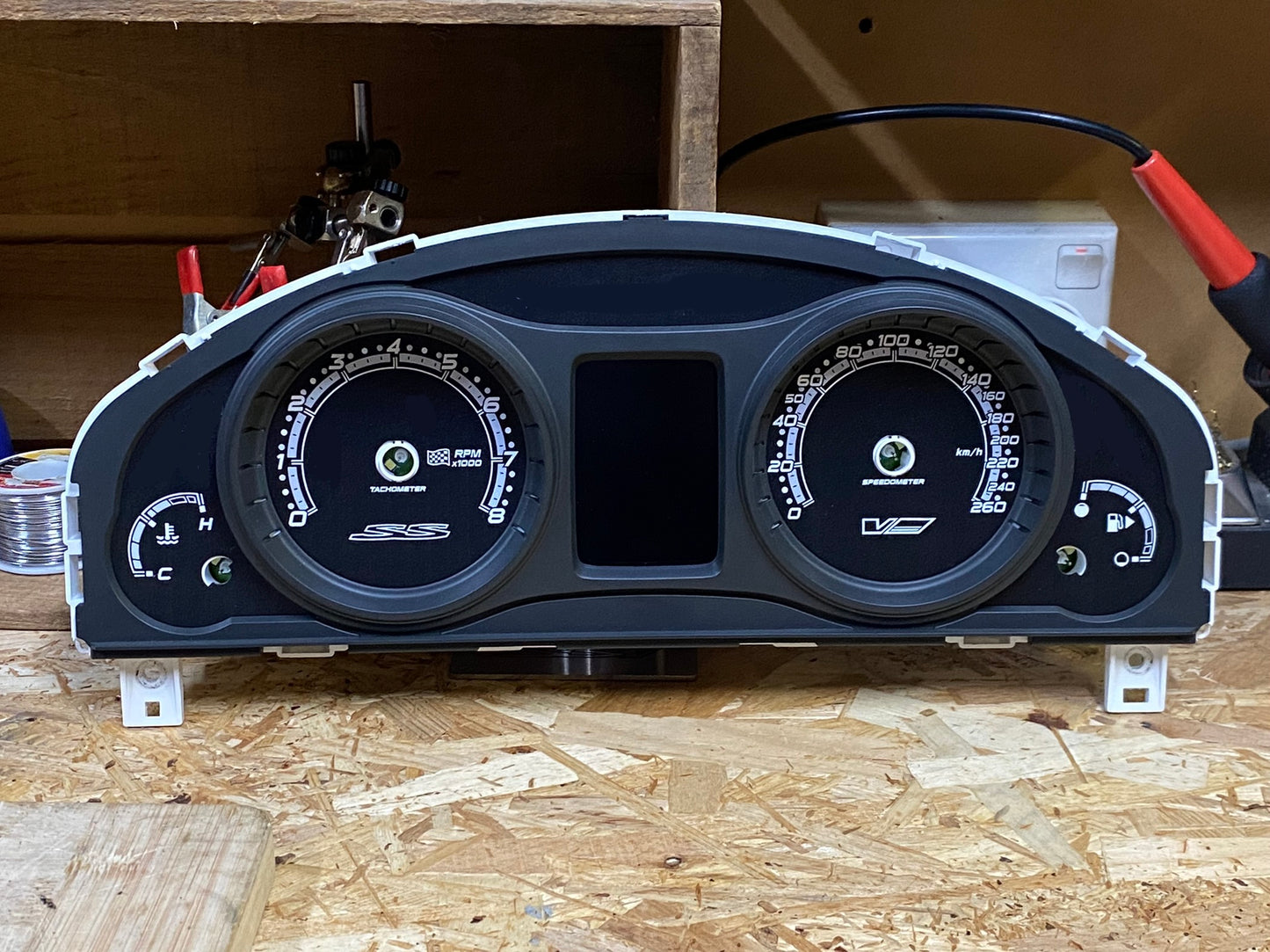 VE Commodore cluster dials (OEM bezel)