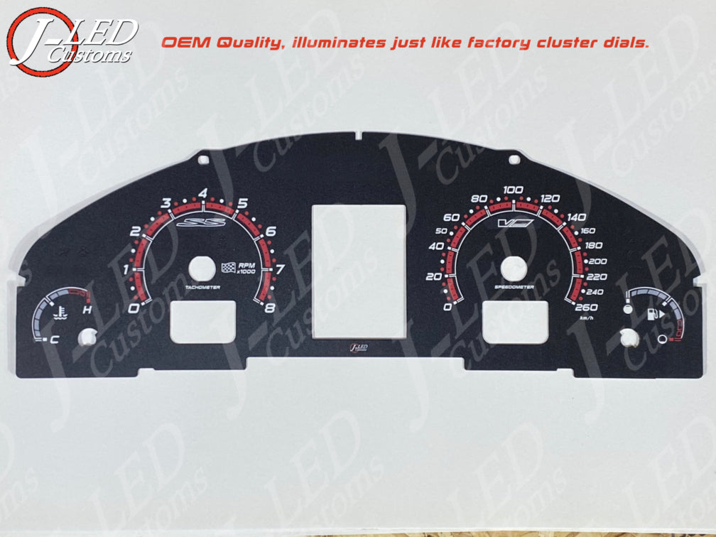 VE Commodore cluster dials